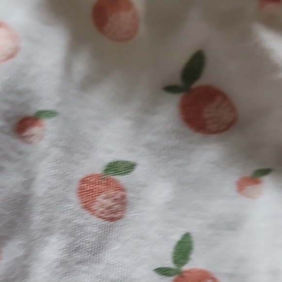 Unisex Orange Print Sleeveless One Piece - Picture 4 of 4